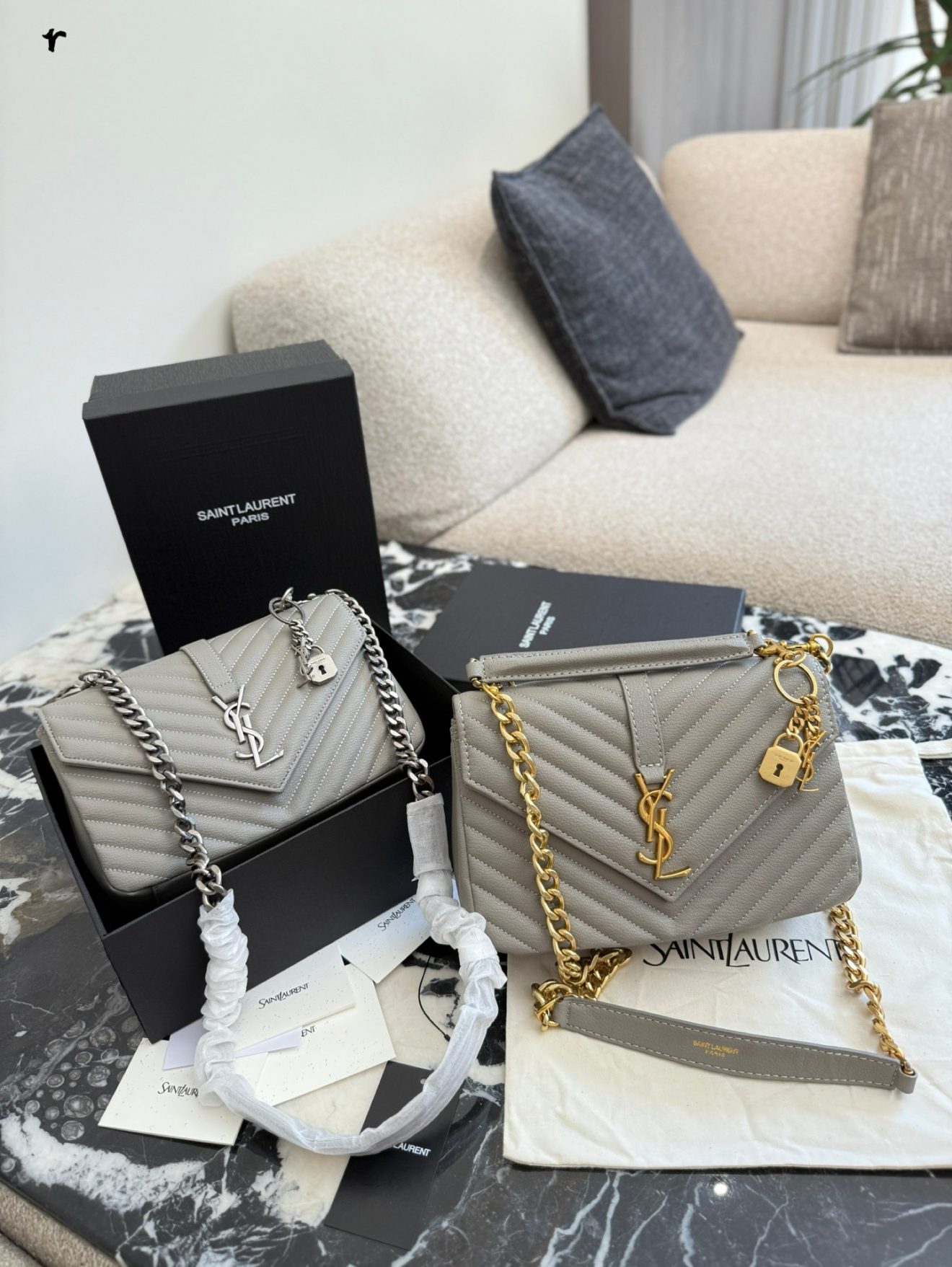 YSL BAG size  :  24X16X6cm - Image 6