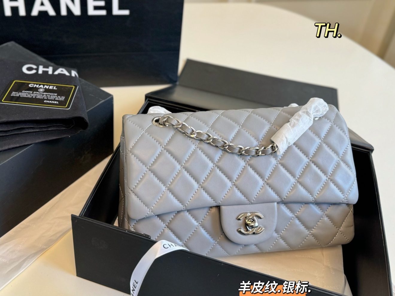 Chanel Flap bag -Lambskin- Silver Hardware-25cm（9 colors） - Image 5