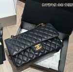 Chanel Flap Bag Caviar-Gold Hardware-25CM