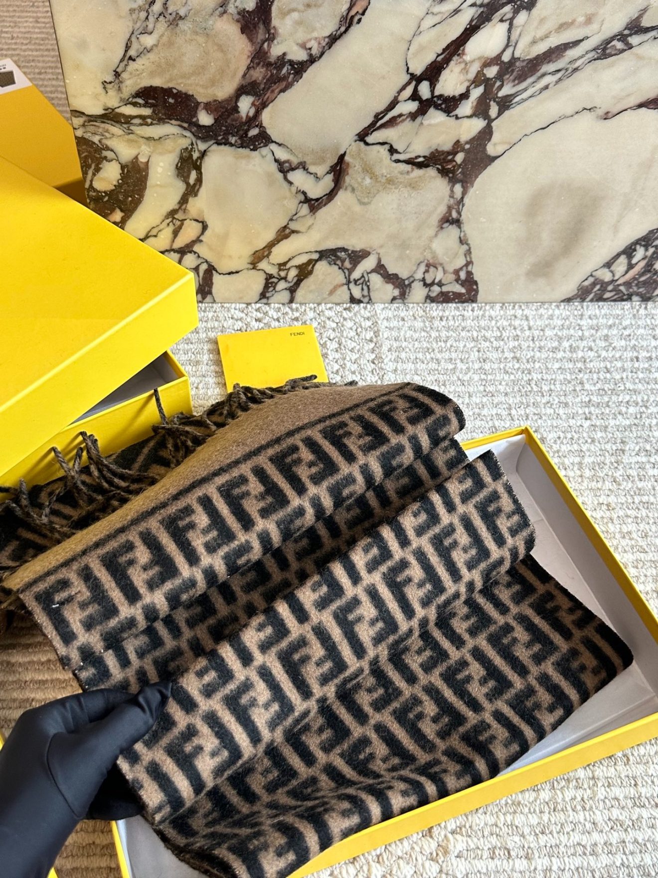FENDI Scarf  size：35*180cm - Image 4