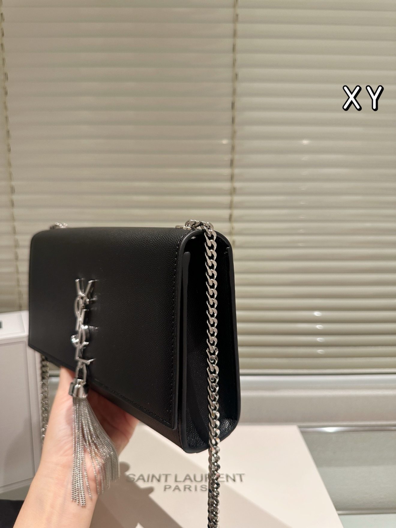 YSL BAG caviar size 23x12x5cm - Image 7