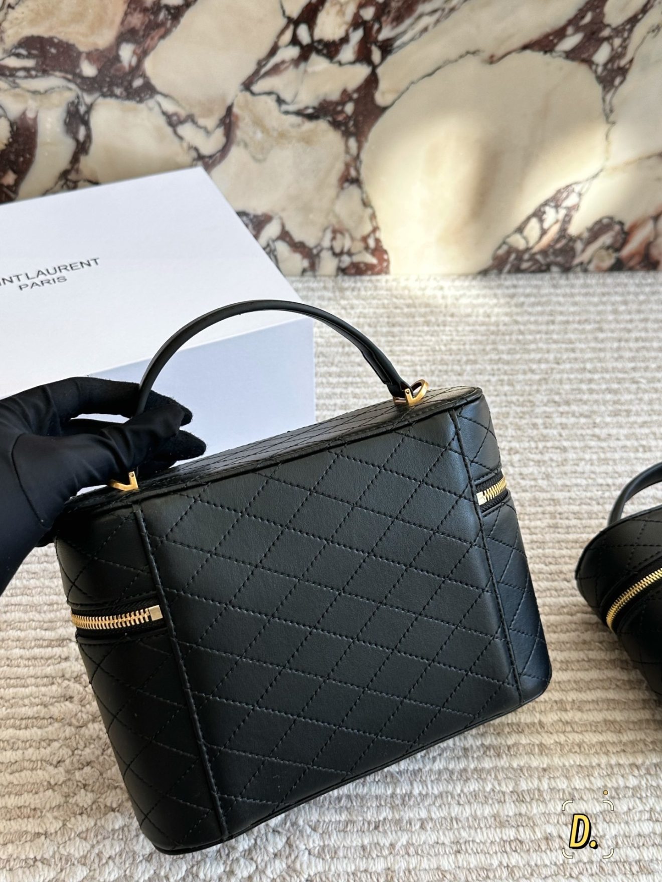 YSL Vanity black with gold hardware - Image 6