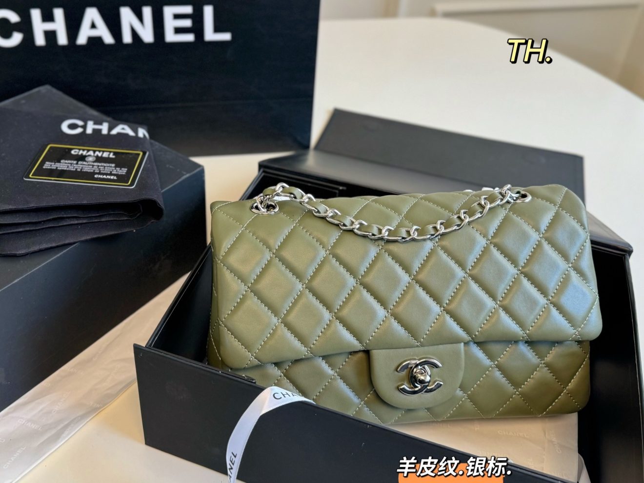 Chanel Flap bag -Lambskin- Silver Hardware-25cm（9 colors）