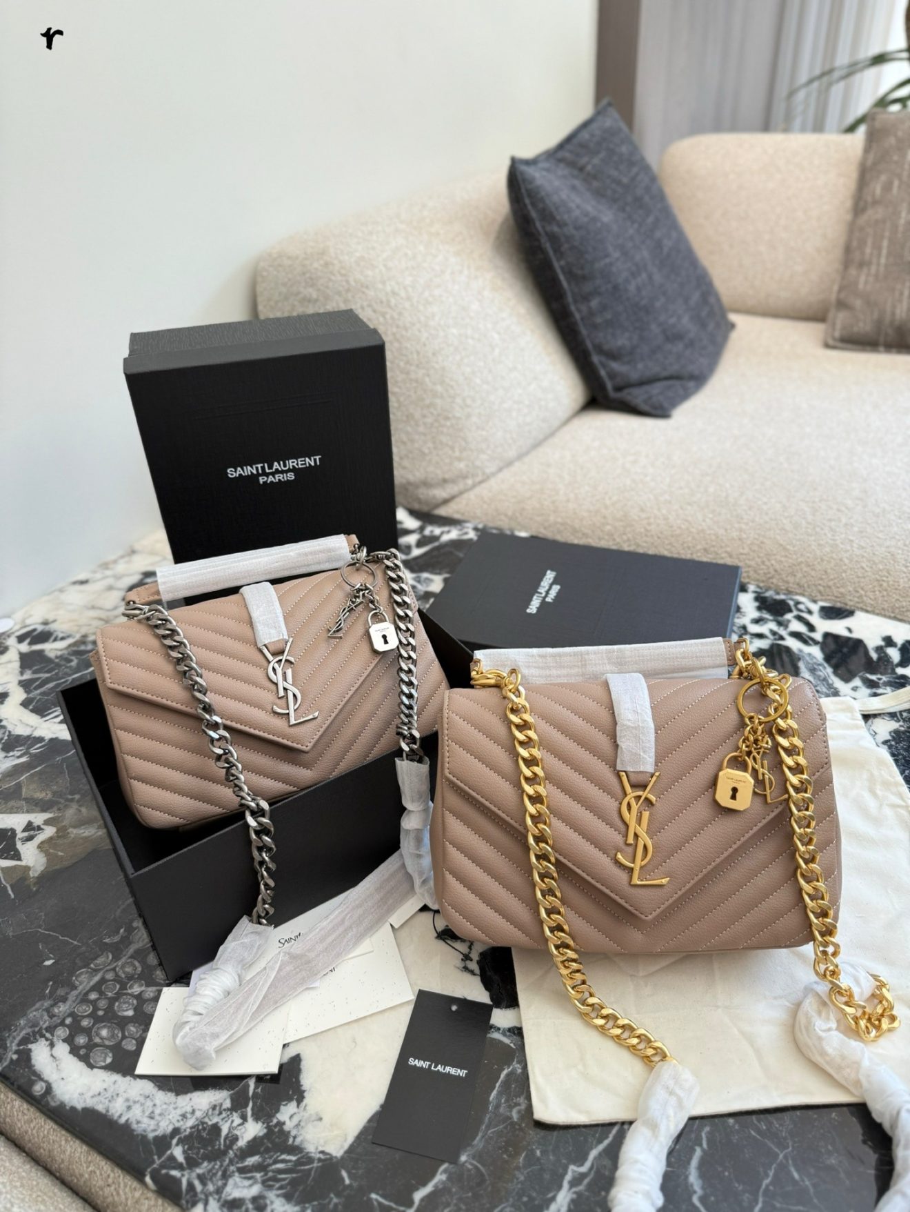 YSL BAG size  :  24X16X6cm - Image 9