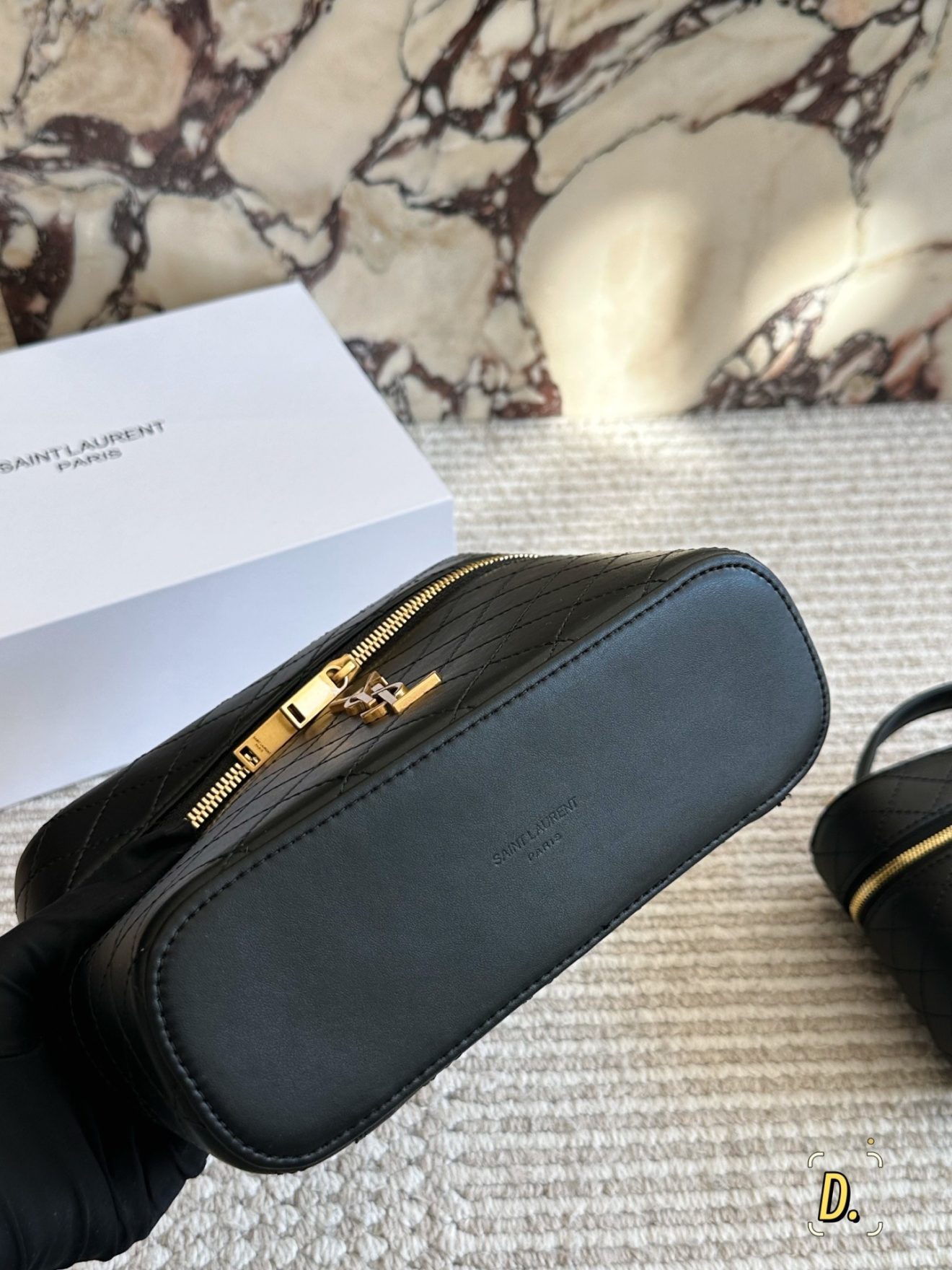 YSL Vanity black with gold hardware - Image 7