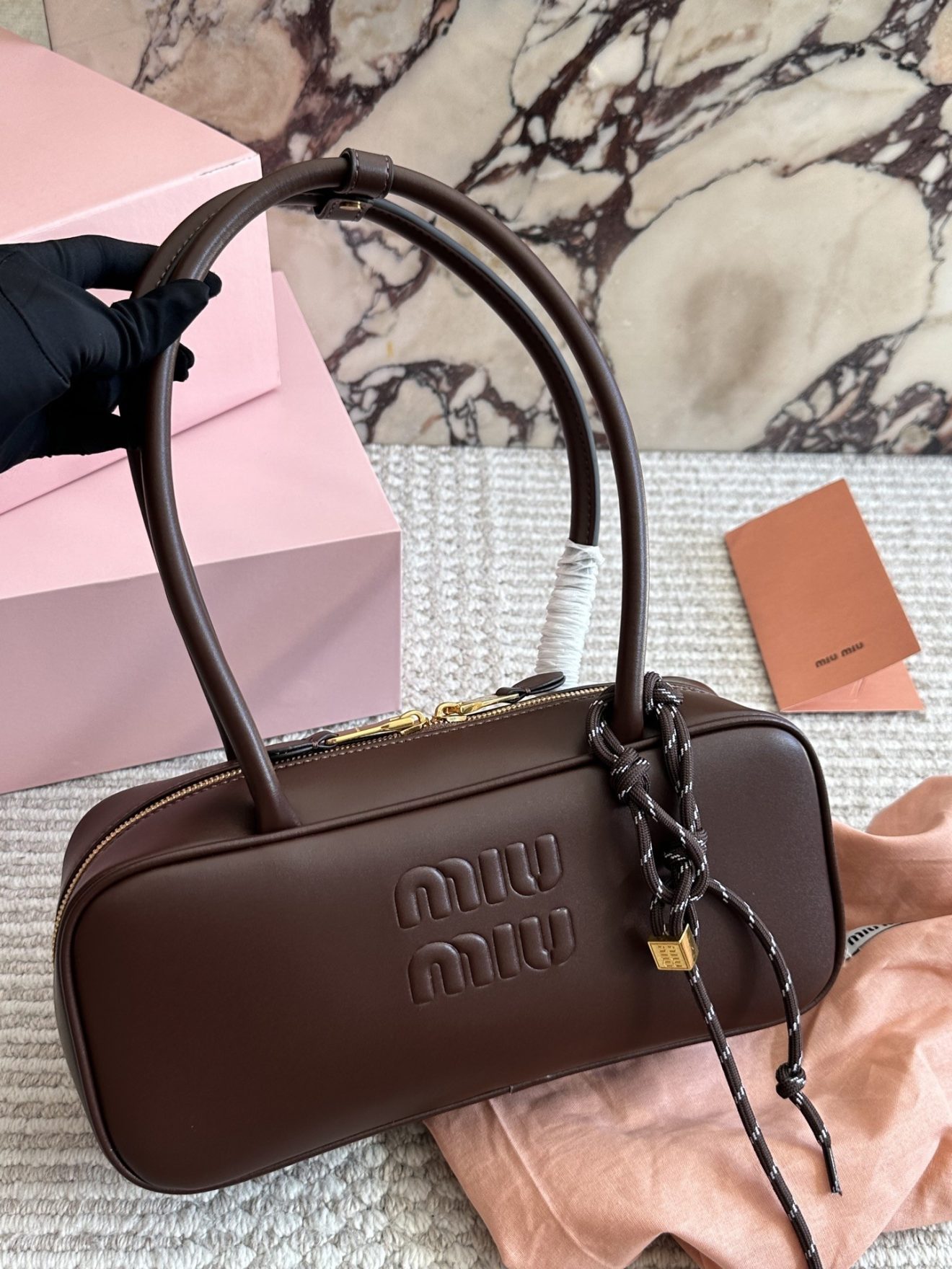 MIUMIU BAG  SIZE : 28  x  12 CM