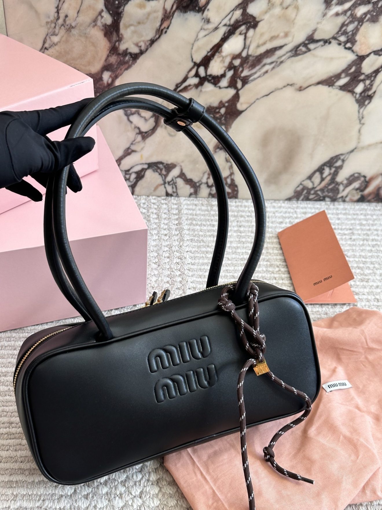 MIUMIU BAG  SIZE : 28  x  12 CM