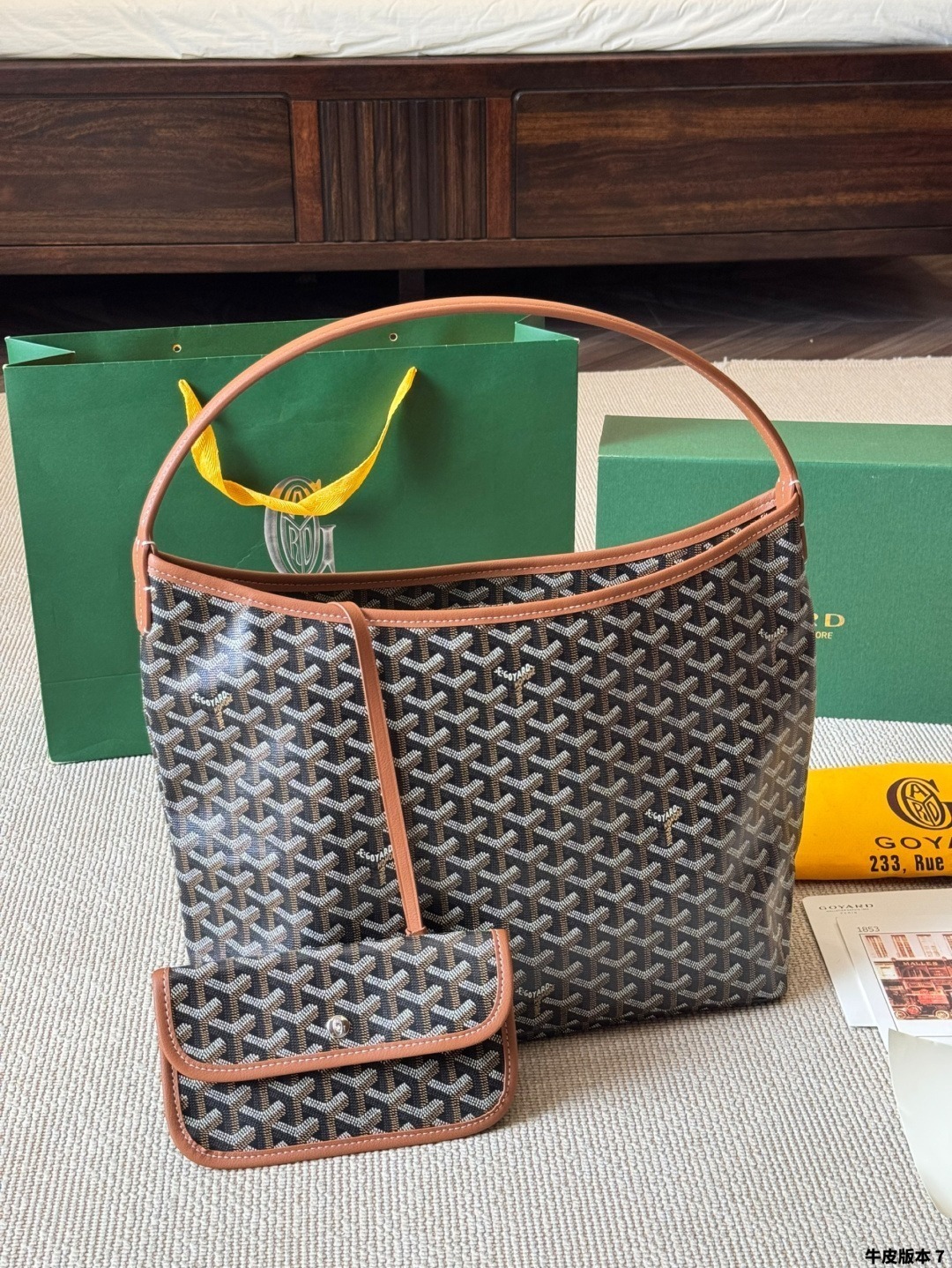 GOYARD hobo bag , size : 35 X 28 cm