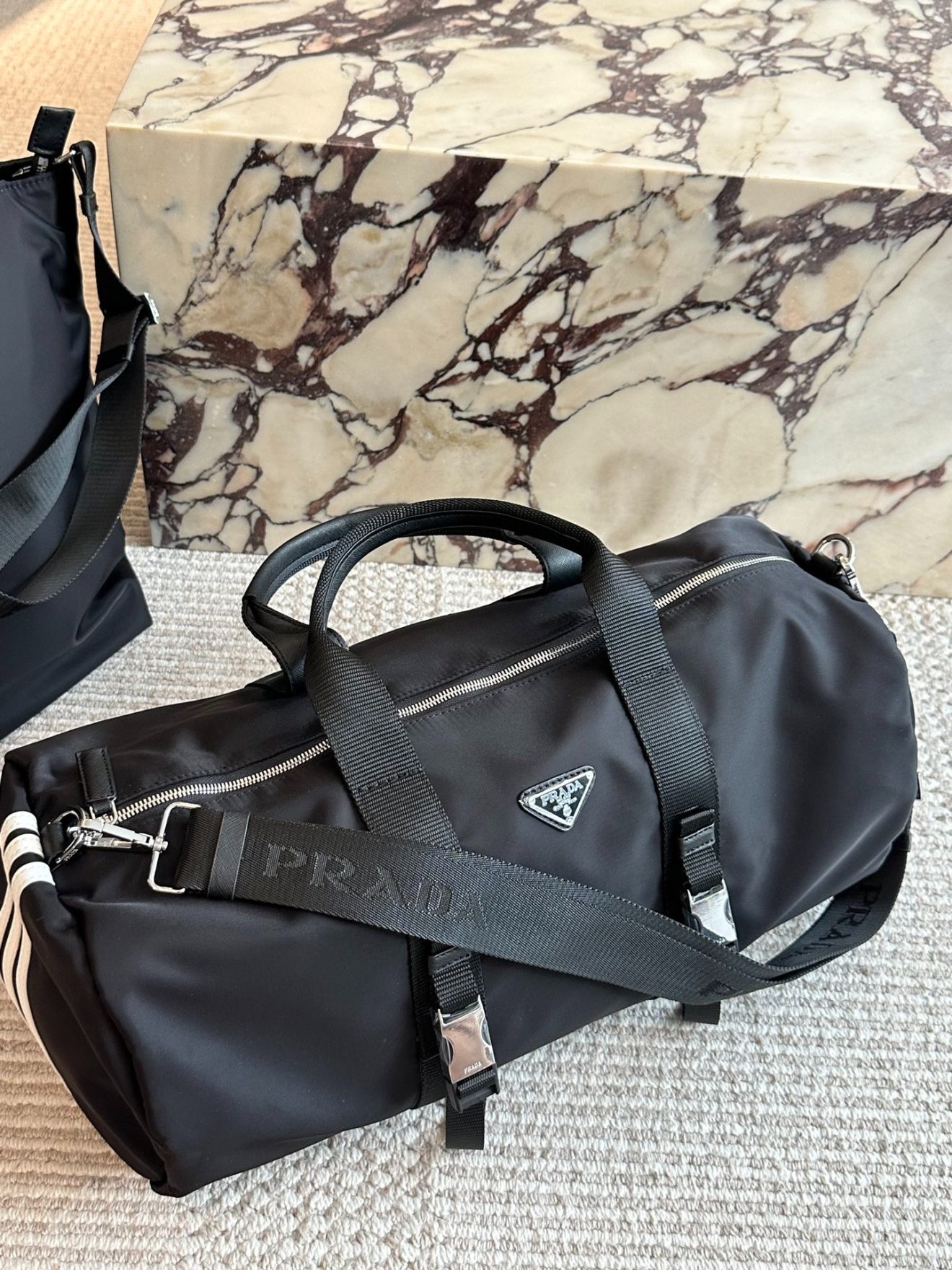 PRADA DUFFLE size：50*25cm