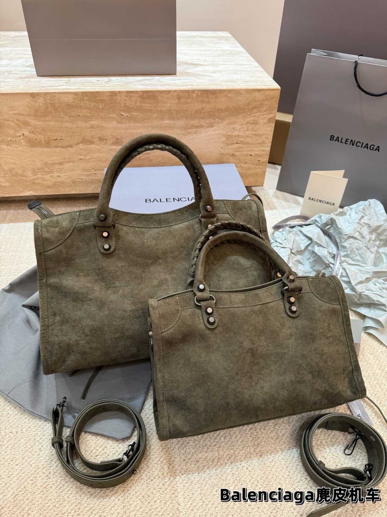BALENCIAGA BAG , SIZE: BIG , 37*23CM  ,SMALL 30*19CM - Image 3
