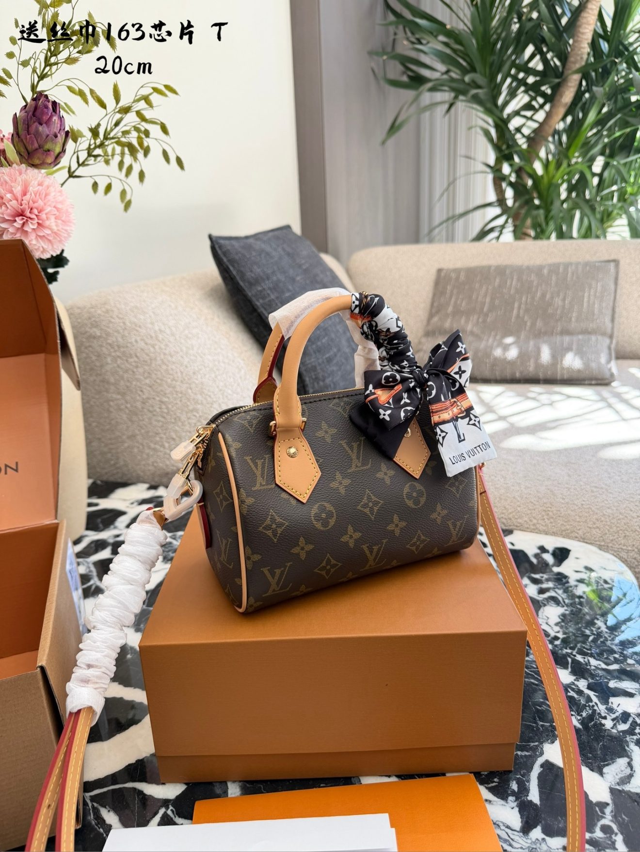LOUIS VUITTON LV SPEEDY20 SIZE :  20.5x13.5x12 CM - Image 7