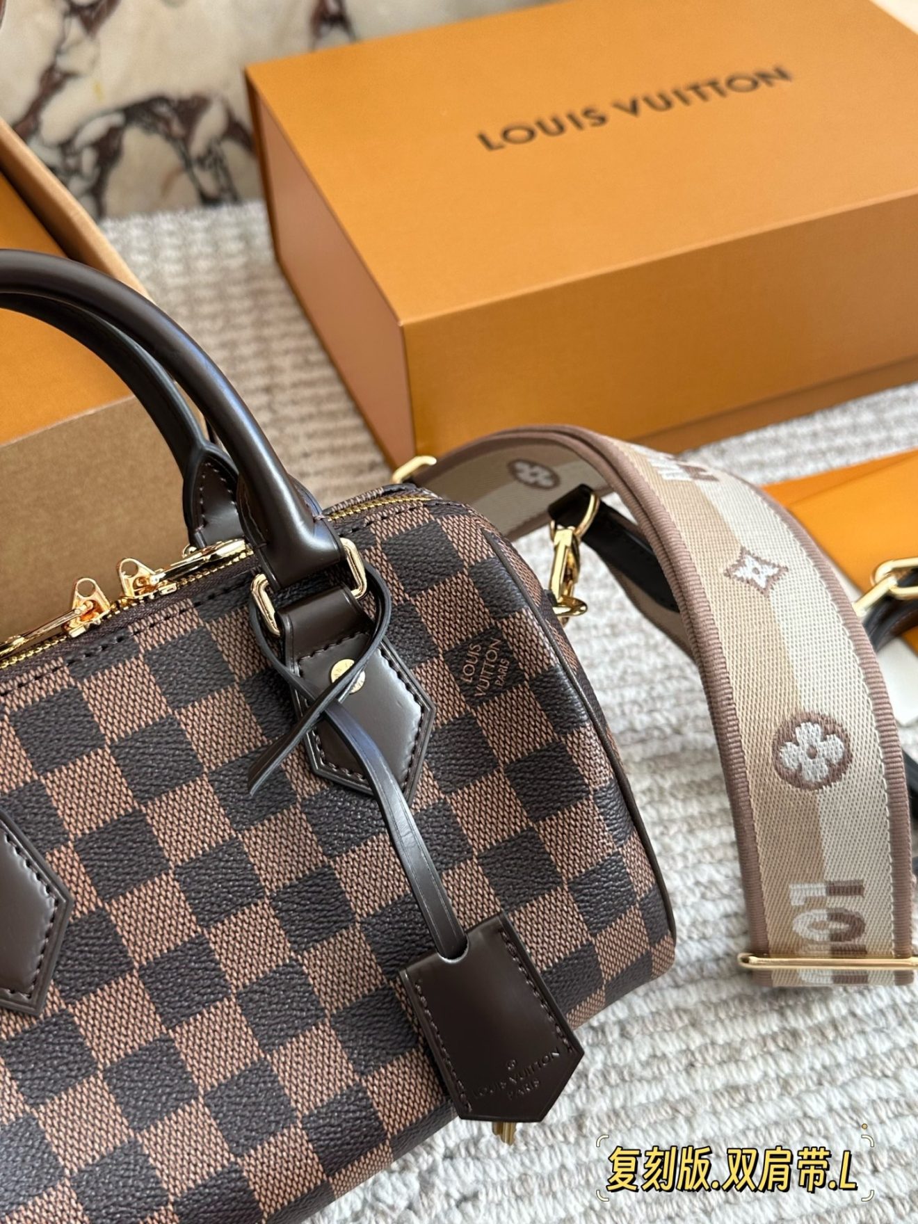 LOUIS VUITTON lv SPEEDY20 SIZE :  20.5x13.5x12 CM - Image 6
