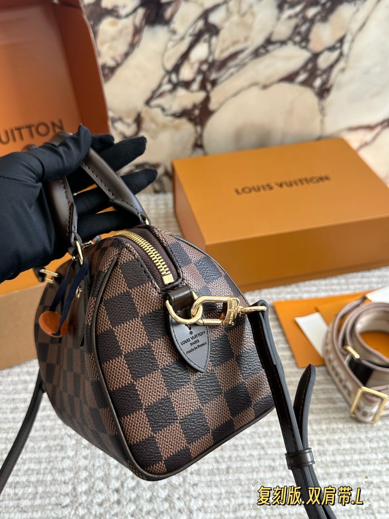 LOUIS VUITTON lv SPEEDY20 SIZE :  20.5x13.5x12 CM - Image 7