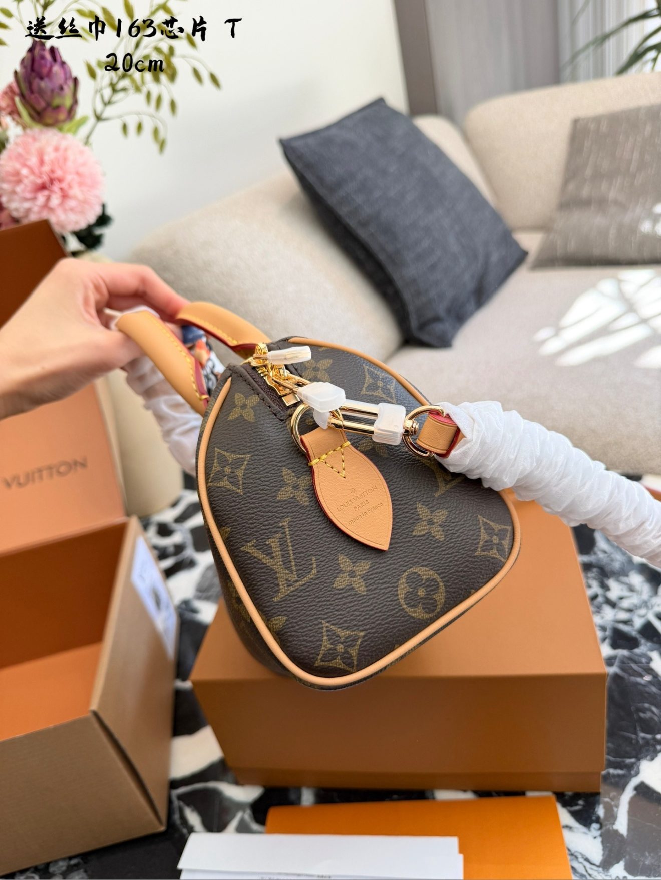 LOUIS VUITTON LV SPEEDY20 SIZE :  20.5x13.5x12 CM - Image 8
