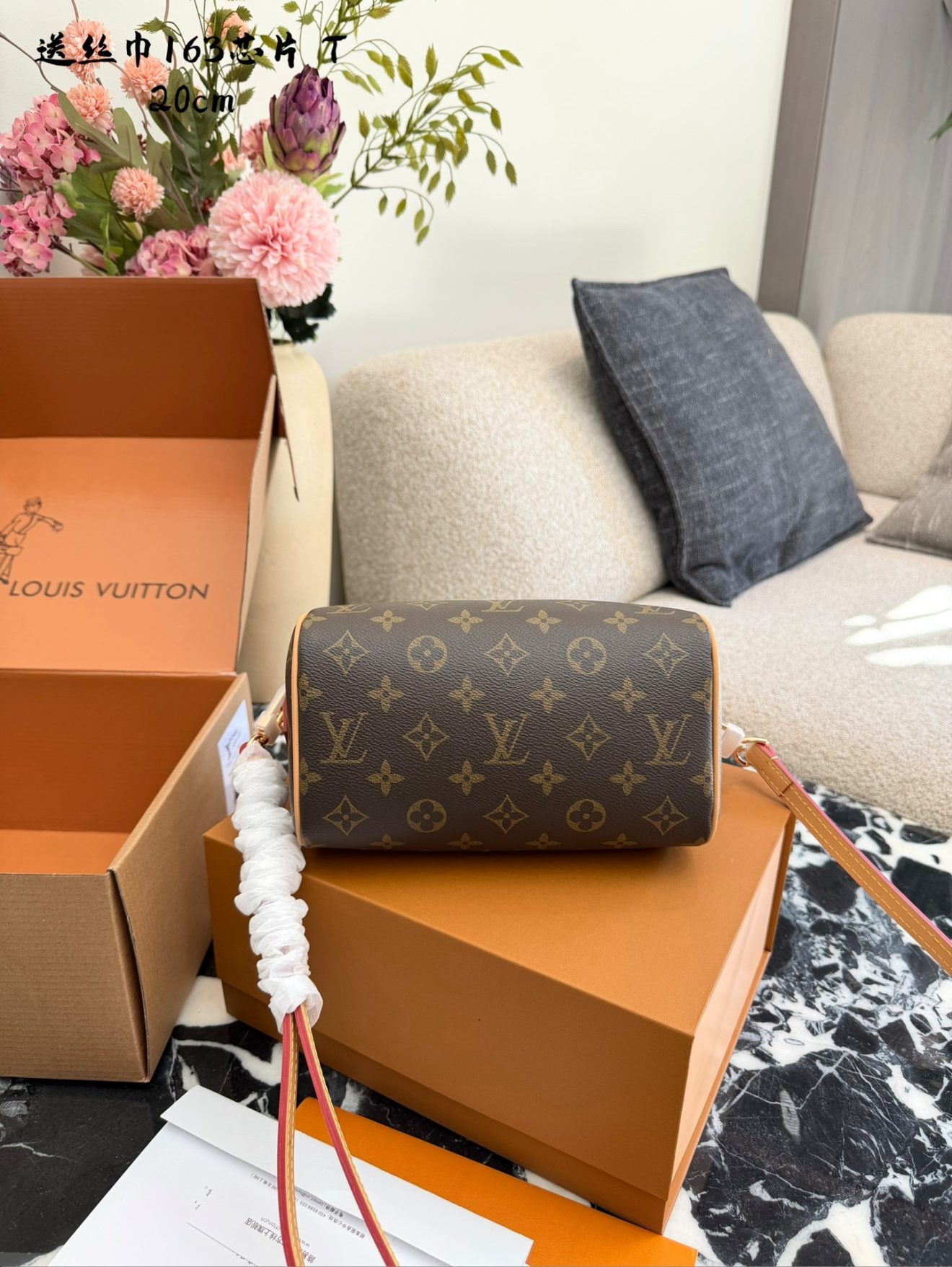 LOUIS VUITTON LV SPEEDY20 SIZE :  20.5x13.5x12 CM - Image 9