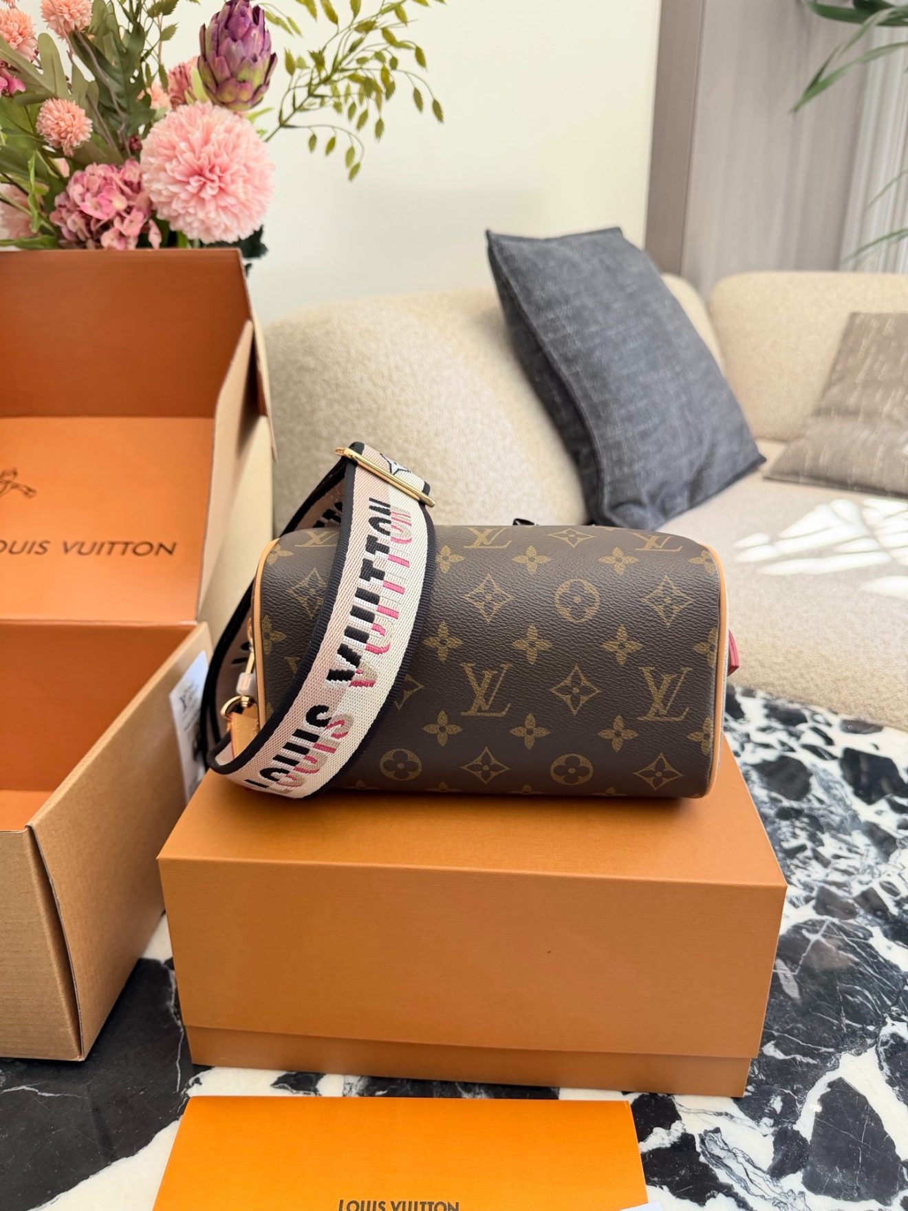 LOUIS VUITTON lv SPEEDY20 SIZE :  20.5x13.5x12 CM - Image 7
