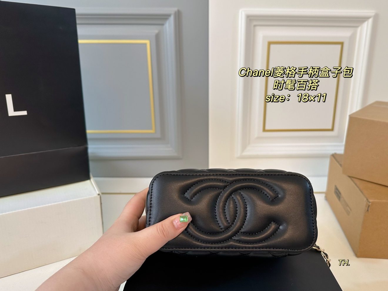 CHANEL VANITY  size : 17×10 cm - Image 8