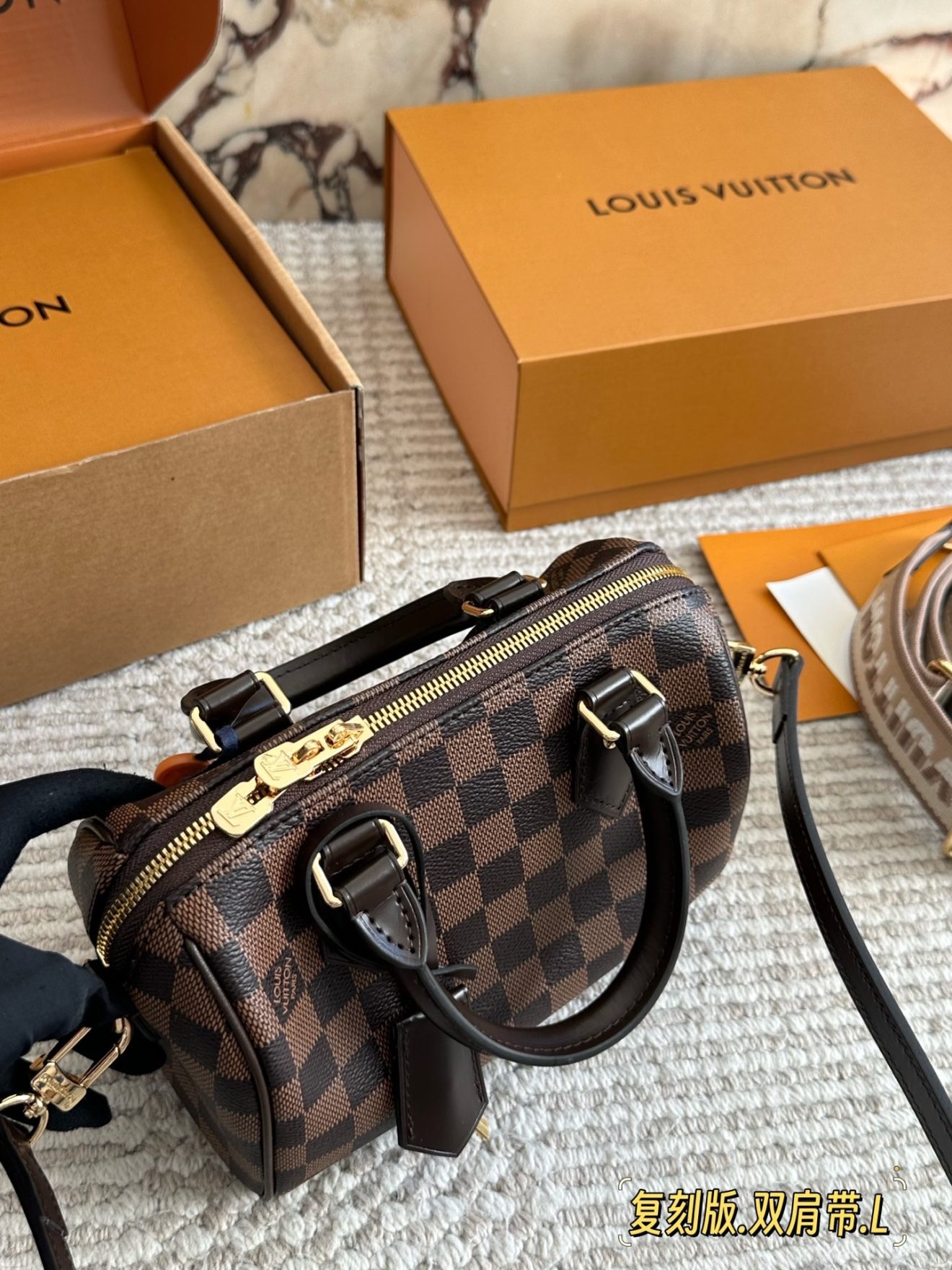 LOUIS VUITTON lv SPEEDY20 SIZE :  20.5x13.5x12 CM - Image 9
