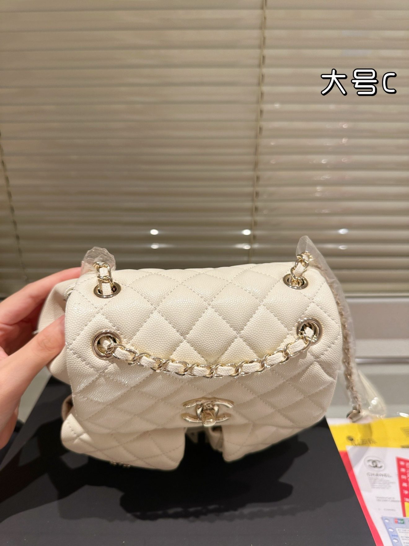CHANEL BACKPACK SIZE : 20  x  20cm - Image 6