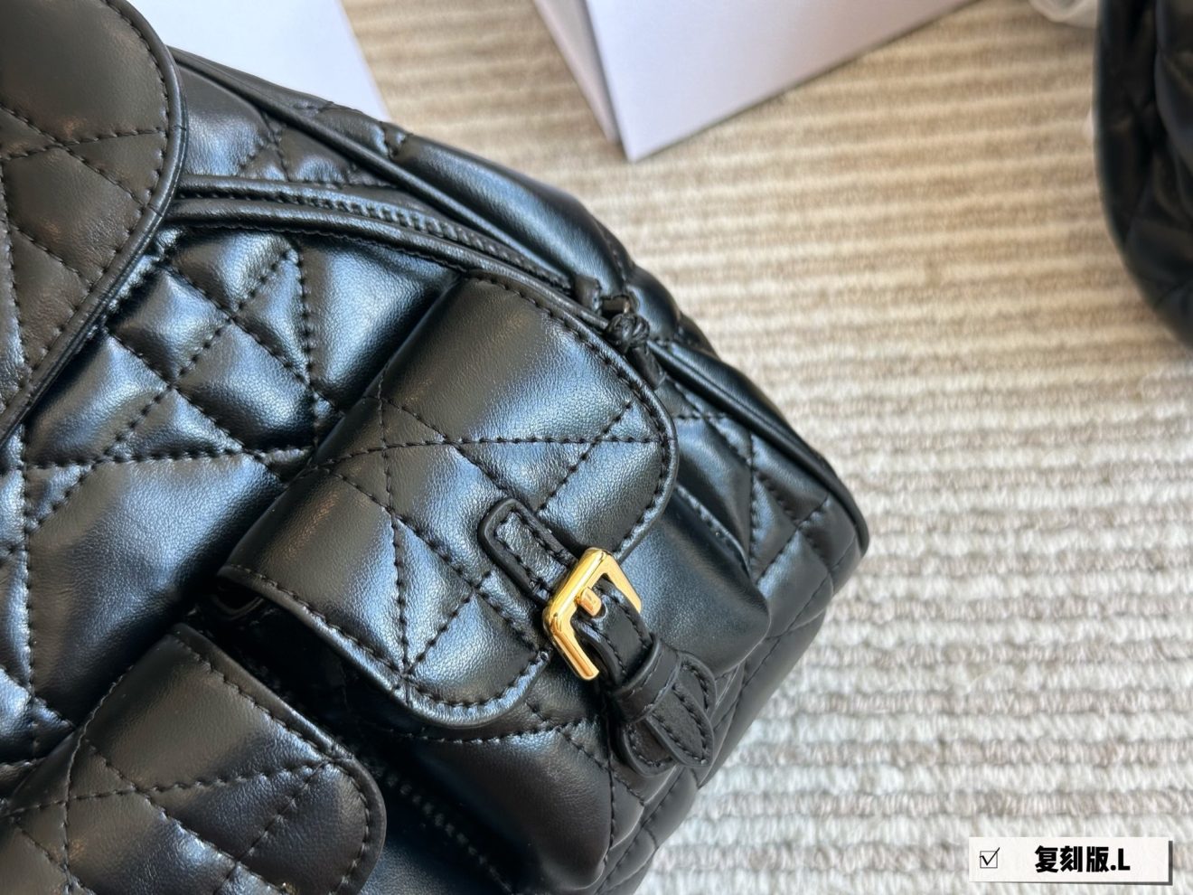 DIOR BACKPACK SIZE : MEDIUM 27 X 22cm ,MINI  18 X 19cm - Image 7