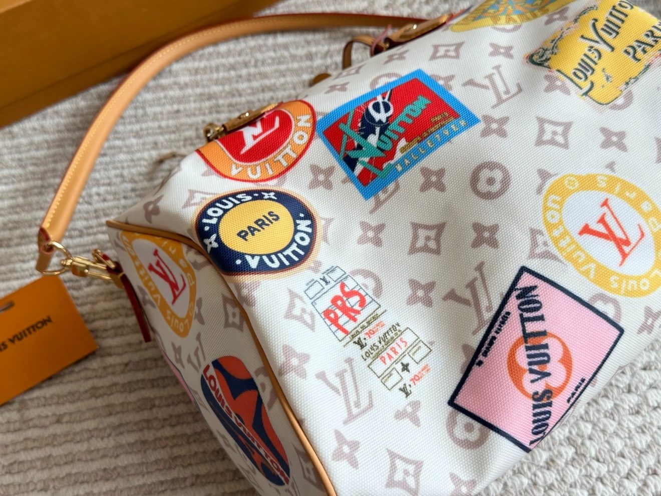 LOUIS VUITTON lv SPEEDY30 WHITE - Image 5
