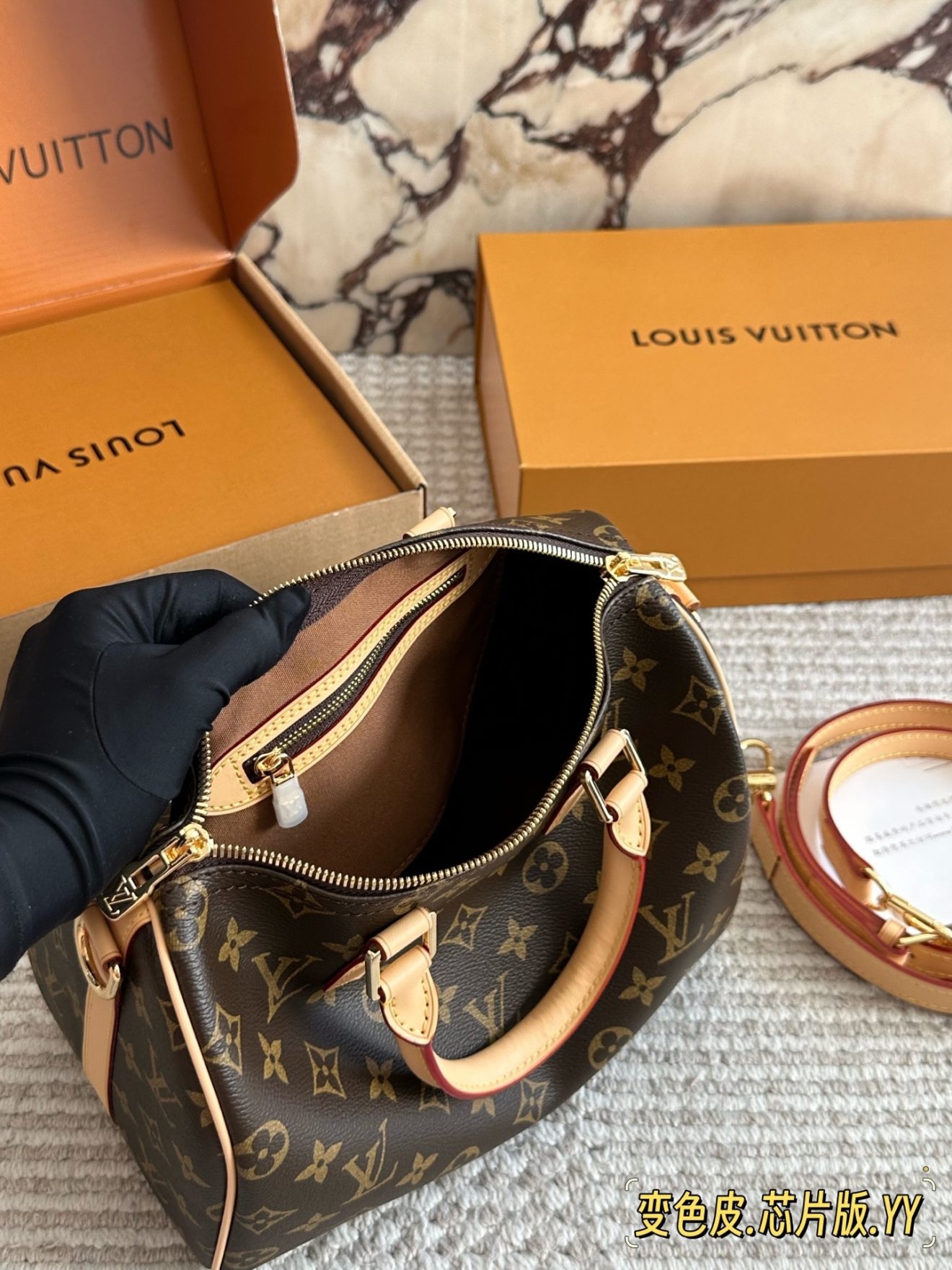 LV Speedy25 monogram brown - Image 8