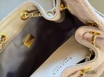 CHANEL 25 BAG grey suede mini size 22 cm - Image 4