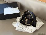 CHANEL 25 BAG black caviar calf skin small 26 CM