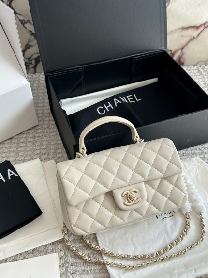 CHANEL CF MINI  HANDLE size：20*12cm