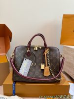 LOUIS VUITTON lv speedy30 purple handle - Image 2