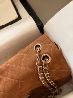 CHANEL CF SUEDE double flap timeless size：28*16cm - Image 6