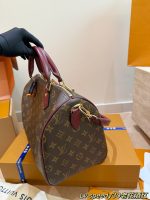 LOUIS VUITTON lv speedy30 purple handle - Image 6