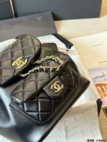 CHANEL BACKPACK  SIZE : 20x16x10cm LAMBSKIN - Image 8