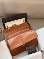 CHANEL CF SUEDE double flap timeless size：28*16cm - Image 11