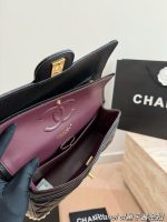 CHANEL CF  BLACK CAVIAR size：25*16cm - Image 10