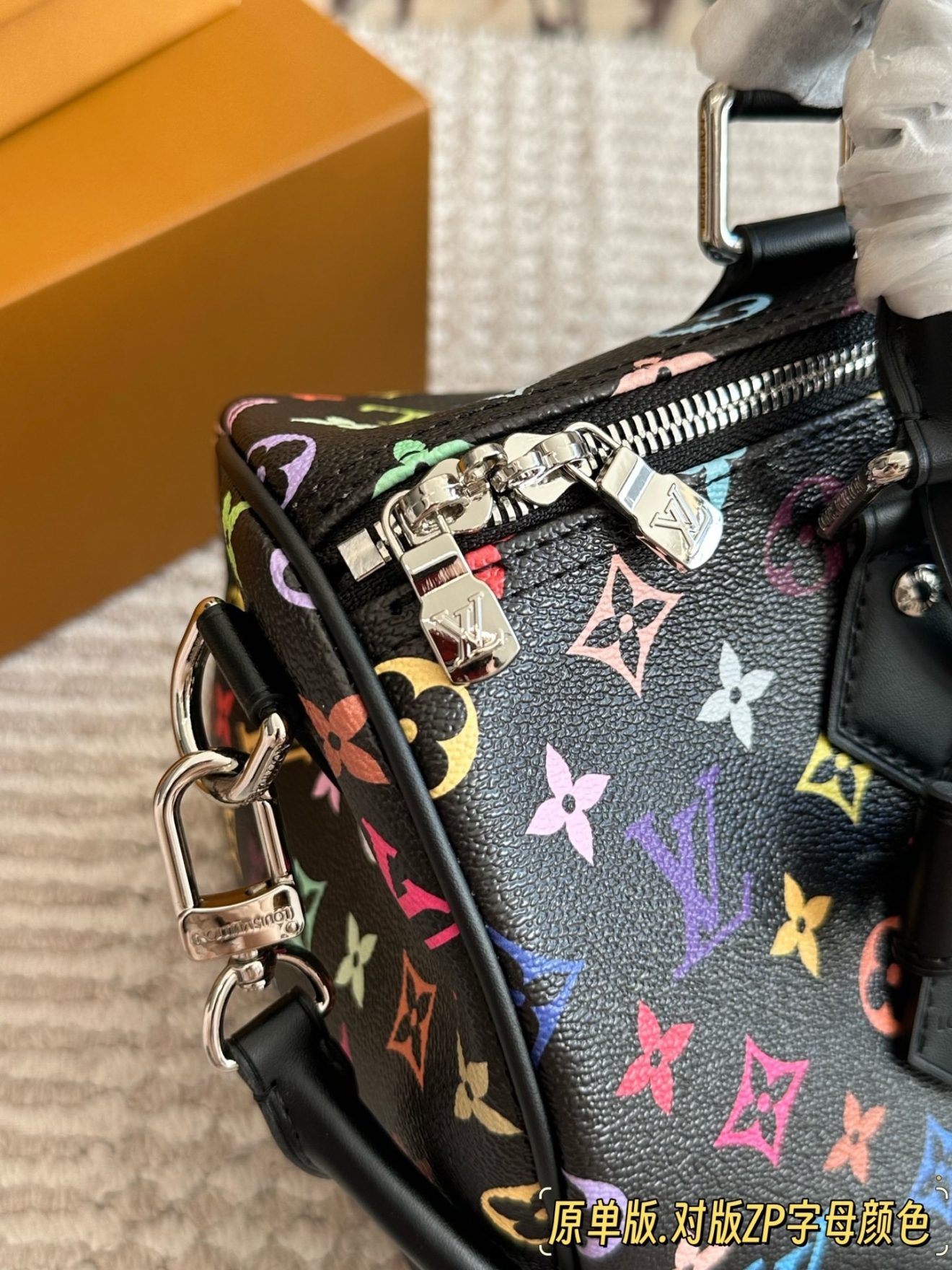 LOUIS VUITTON lv SPEEDY30 BLACK MURAKAMI - Image 8