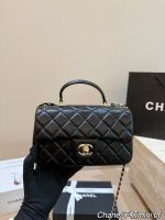 CHANEL MINI CF HANDLE,  SIZE : 20x13x9cm