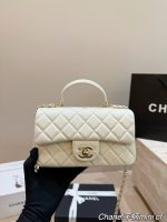 CHANEL MINI CF HANDLE,  SIZE : 20x13x9cm - Image 13