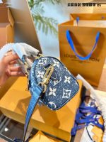 LV speedy nano denim bag 16cm - Image 5