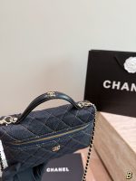 CHANEL LP denim bag  size : 19*12 cm - Image 4
