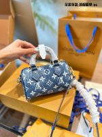 LV speedy nano denim bag 16cm