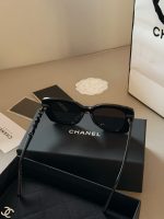 CHANEL SUNGLASSES  BLACK - Image 10
