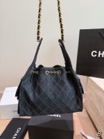 CHANEL 25 DENIM BAG SMALL SIZE : 26*21 CM - Image 6