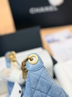 CHANEL 26C DENIM BAG SIZE :25 X 18cm - Image 7