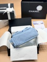 CHANEL 26C DENIM BAG SIZE :25 X 18cm - Image 8