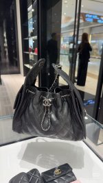CHANEL 25 BAG  SILVER HARDWARE