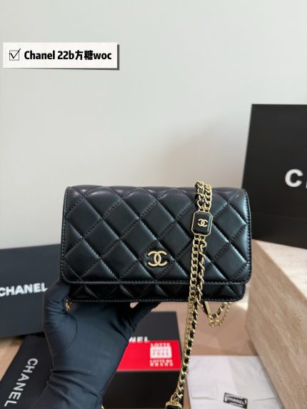 CHANEL 22B WOC BAG SIZE : 19X13 CM