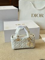 DIOR LADY DIOR JOY  SIZE : 17CM / 22cm - Image 8