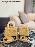 DIOR LADY DIOR BAG SIZE ： 17cm， 20cm