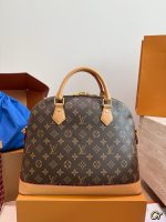 LOUIS VUITTON lv ALMA PM SIZE : 35.27cm - Image 7